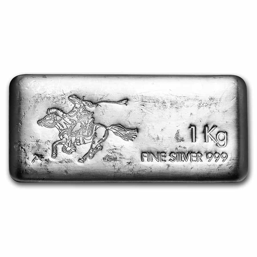 1 kilo Cast-Poured Silver Bar - SilverTowne (Pony) - Jewellery & Gold Store