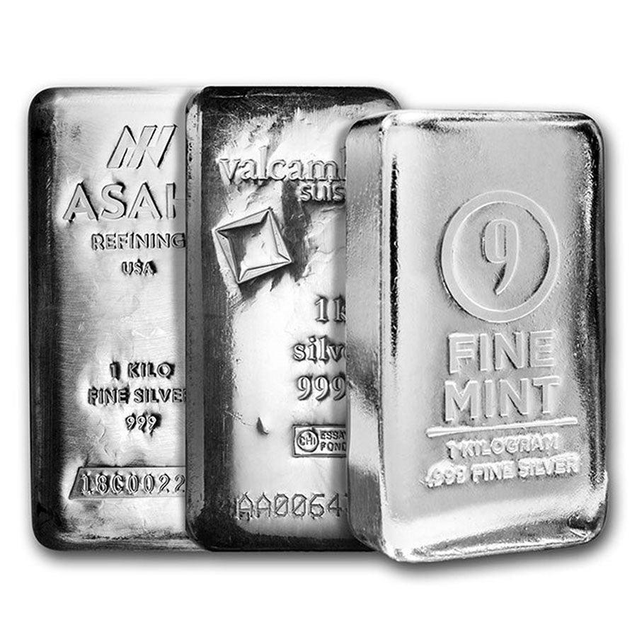 1 kilo Silver Bar - Secondary Market - Jewellery & Gold Store