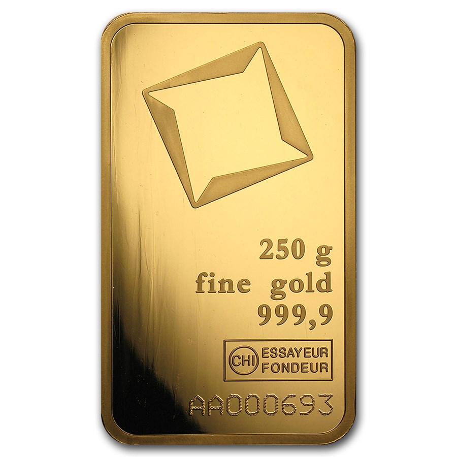 250 gram Gold Bar - Secondary Market - Jewellery & Gold Store