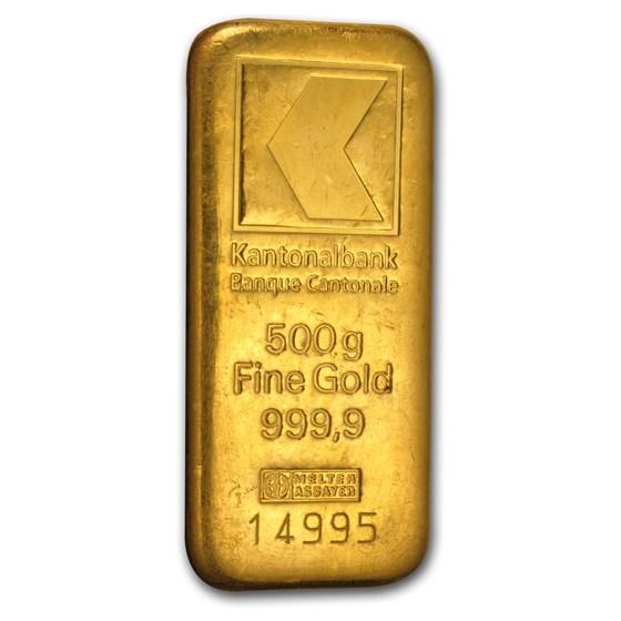 500 gram Gold Bar - Secondary Market - Jewellery & Gold Store