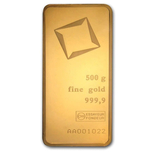 500 gram Gold Bar - Valcambi (w/Assay) - Jewellery & Gold Store