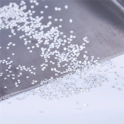 2mm ~ 3mm Lab Grown Diamonds x10 Pieces DEF VVS - VS Round Brilliant Cut HPHT Melee Loose Stones