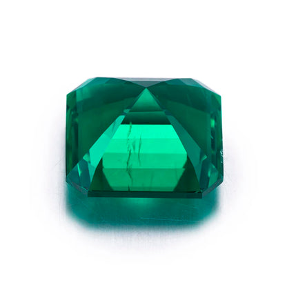 Lab Grown Emerald Hydrothermal Colombia Gems Asscher