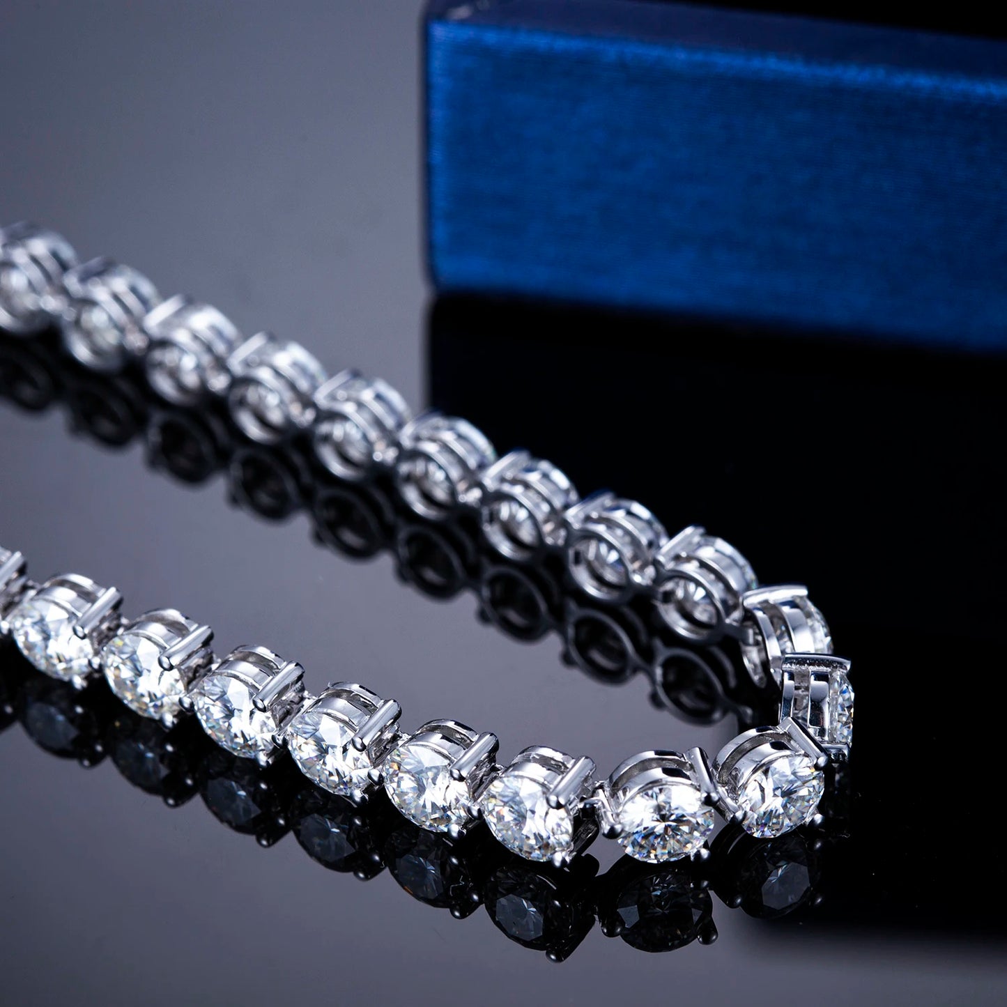 Bracelet 10K Gold Lab Grown Diamond HPHT Tenis 4.2mm Jewelry