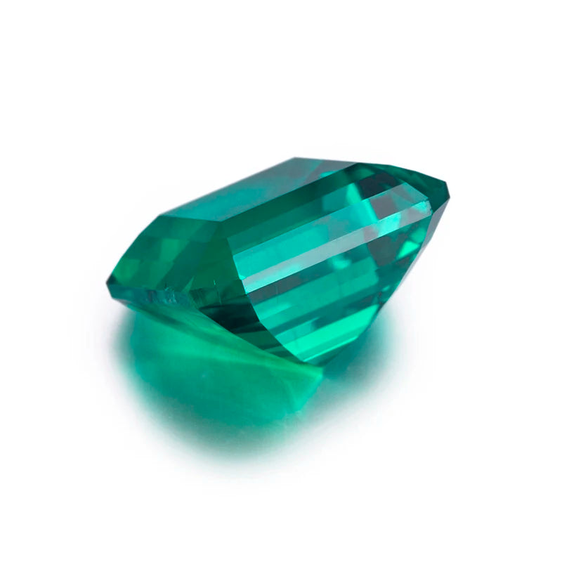 Lab Grown Emerald Hydrothermal Colombia Gems Asscher