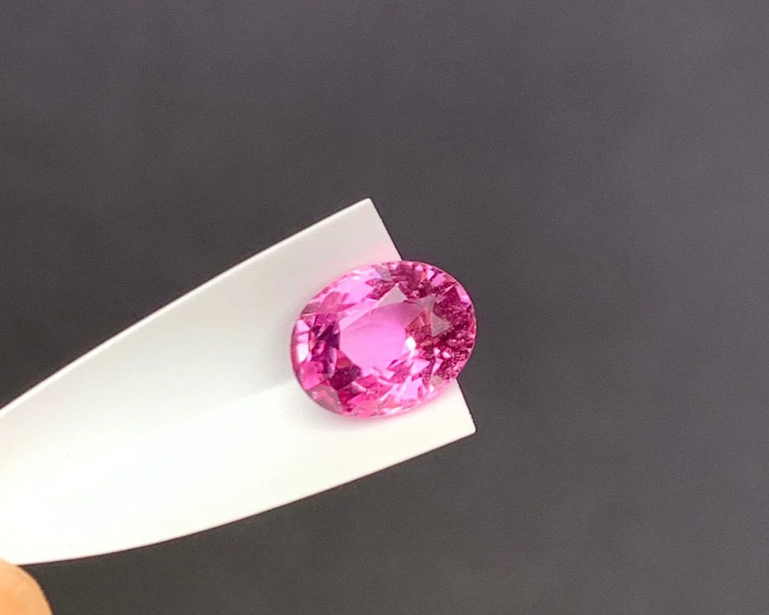 1.05ct Loose Natural Paparacha Pink Sapphire Gemstones Beads AIG