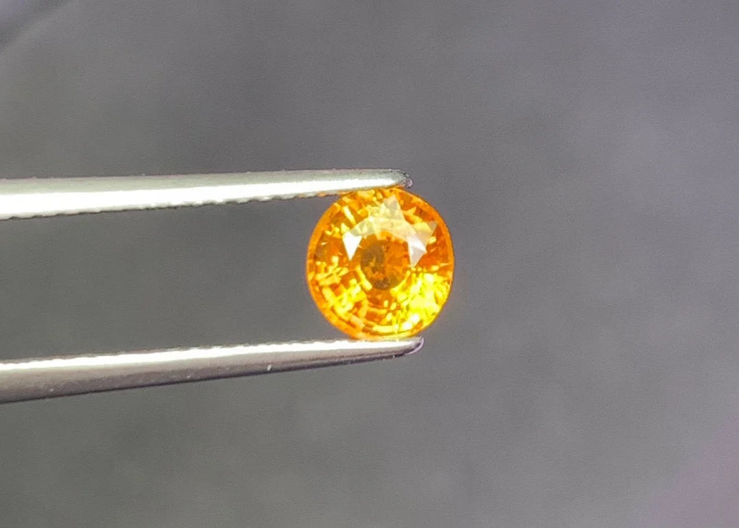 1.04ct Loose Natural Yellow Sapphire Diamonds Beads for Jewelry AIG