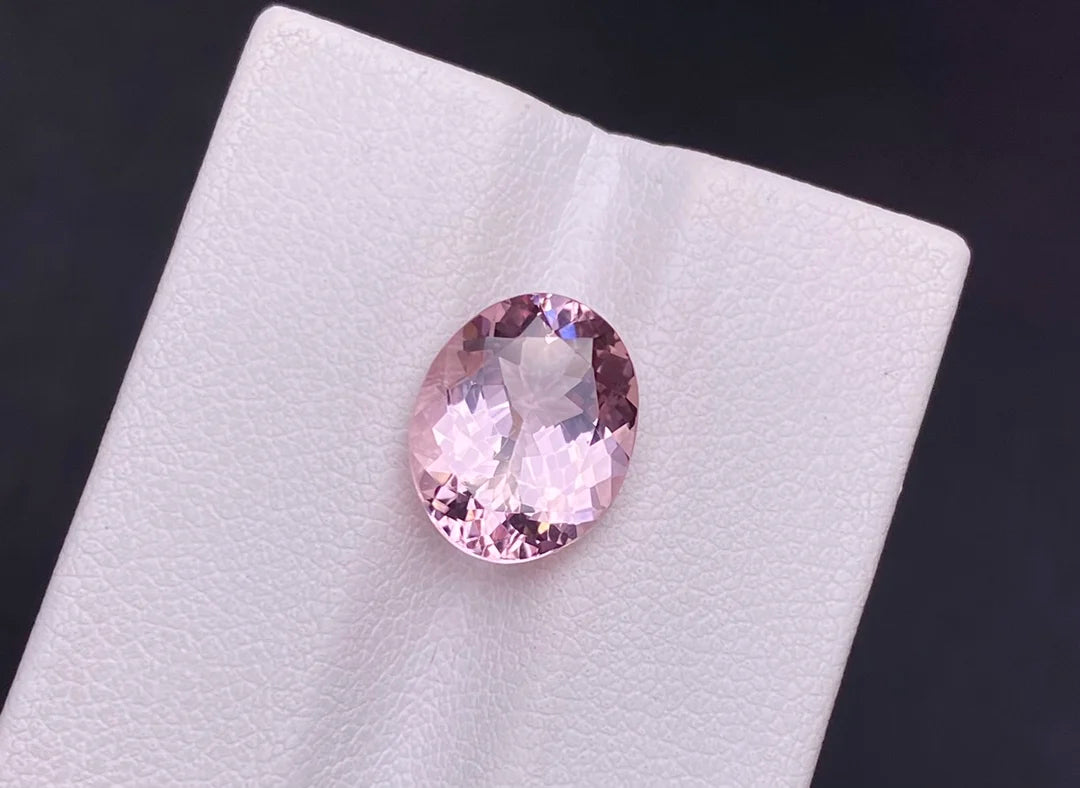 3.9ct Loose Natural Pink Morganite Gemstones