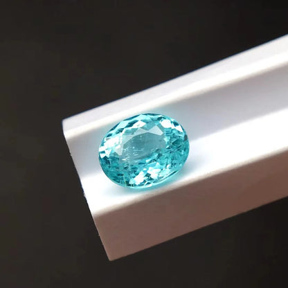 0.57ct Loose Natural Neon Blue Paraiba Gemstones Beads AIGS