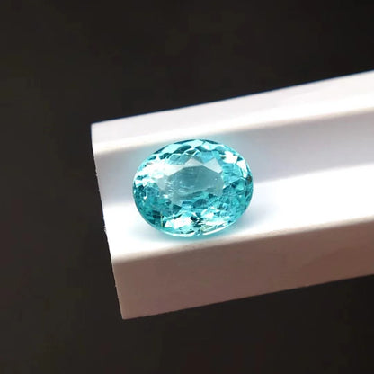 0.57ct Loose Natural Neon Blue Paraiba Gemstones Beads AIGS