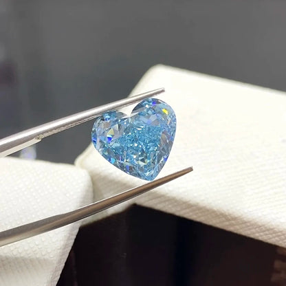 Lab Blue Fancy Diamond IGI Certificates Color CVD HPHT CVD Diamonds Stone