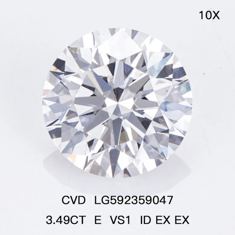 3ct 2ct 1.5ct 1ct Lab Grown Diamonds with IGI certificate Manufacturer Loose Diamond Stone