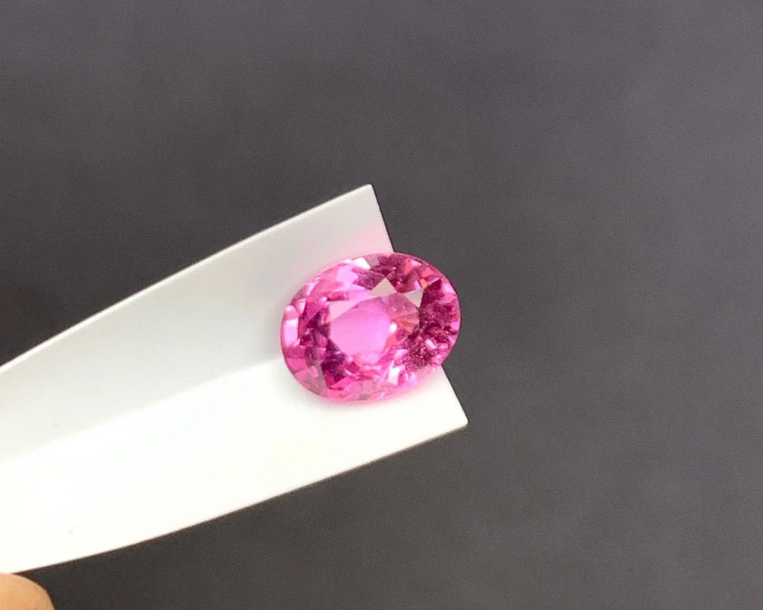 1.05ct Loose Natural Paparacha Pink Sapphire Gemstones Beads AIG