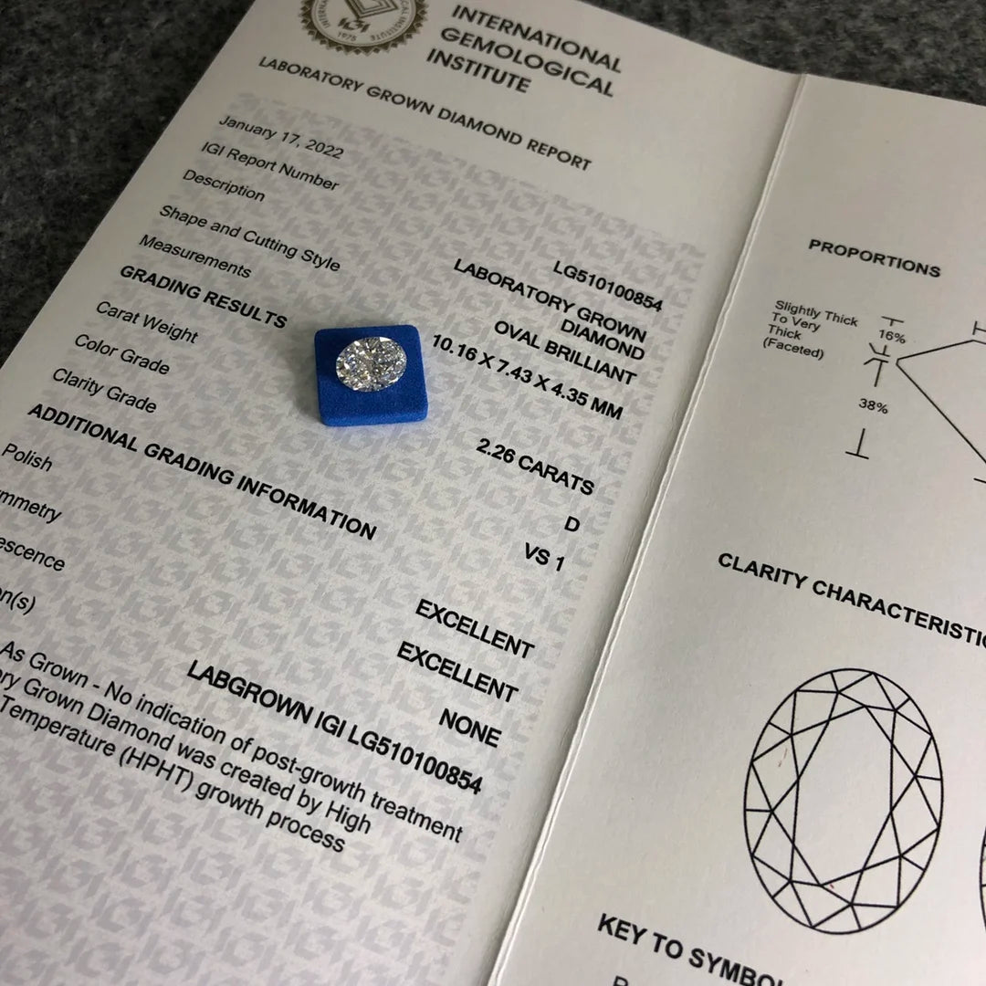 3ct 2ct 1.5ct 1ct Lab Grown Diamonds with IGI certificate Manufacturer Loose Diamond Stone