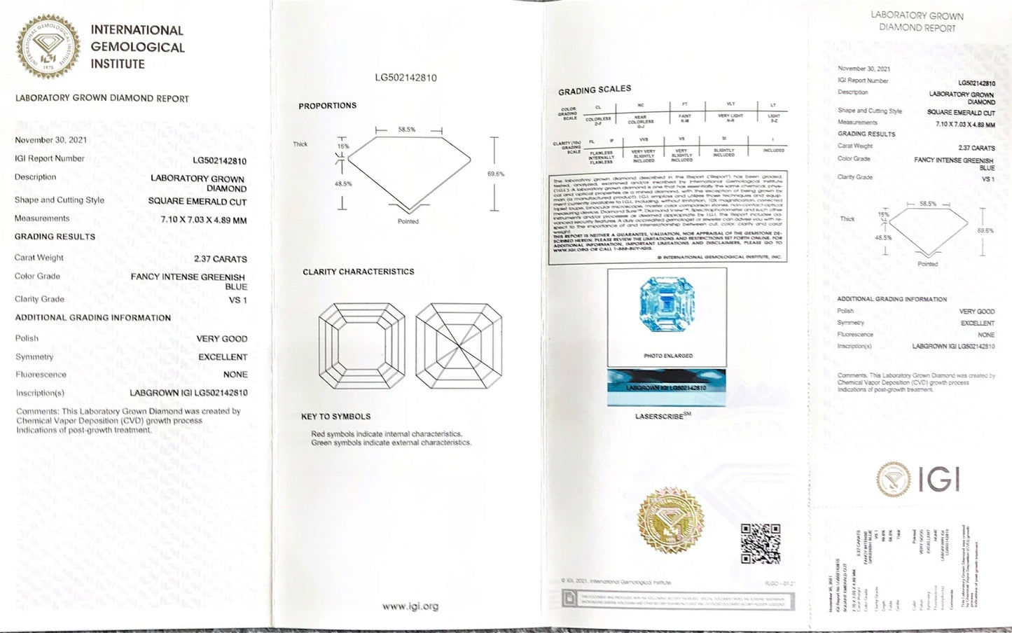 3ct 2ct 1.5ct 1ct Lab Grown Diamonds with IGI certificate Manufacturer Loose Diamond Stone