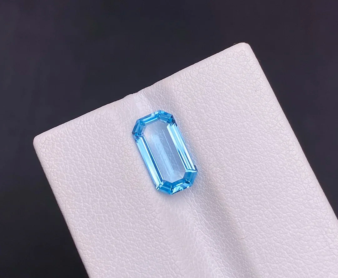 2.38ct Loose Natural Blue Aquamarine Gemstones Beads