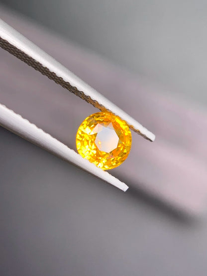 1.15ct Loose Yellow Sapphire Diamonds Beads for Jewelry