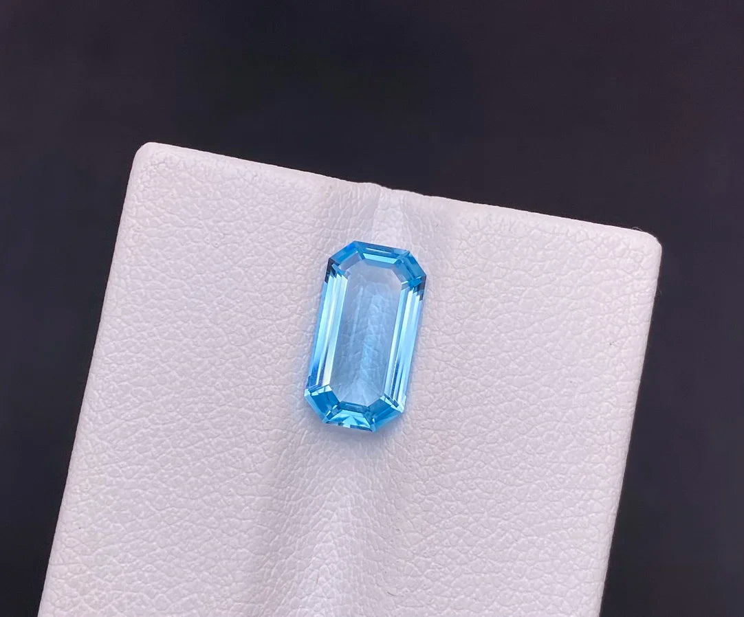 2.38ct Loose Natural Blue Aquamarine Gemstones Beads