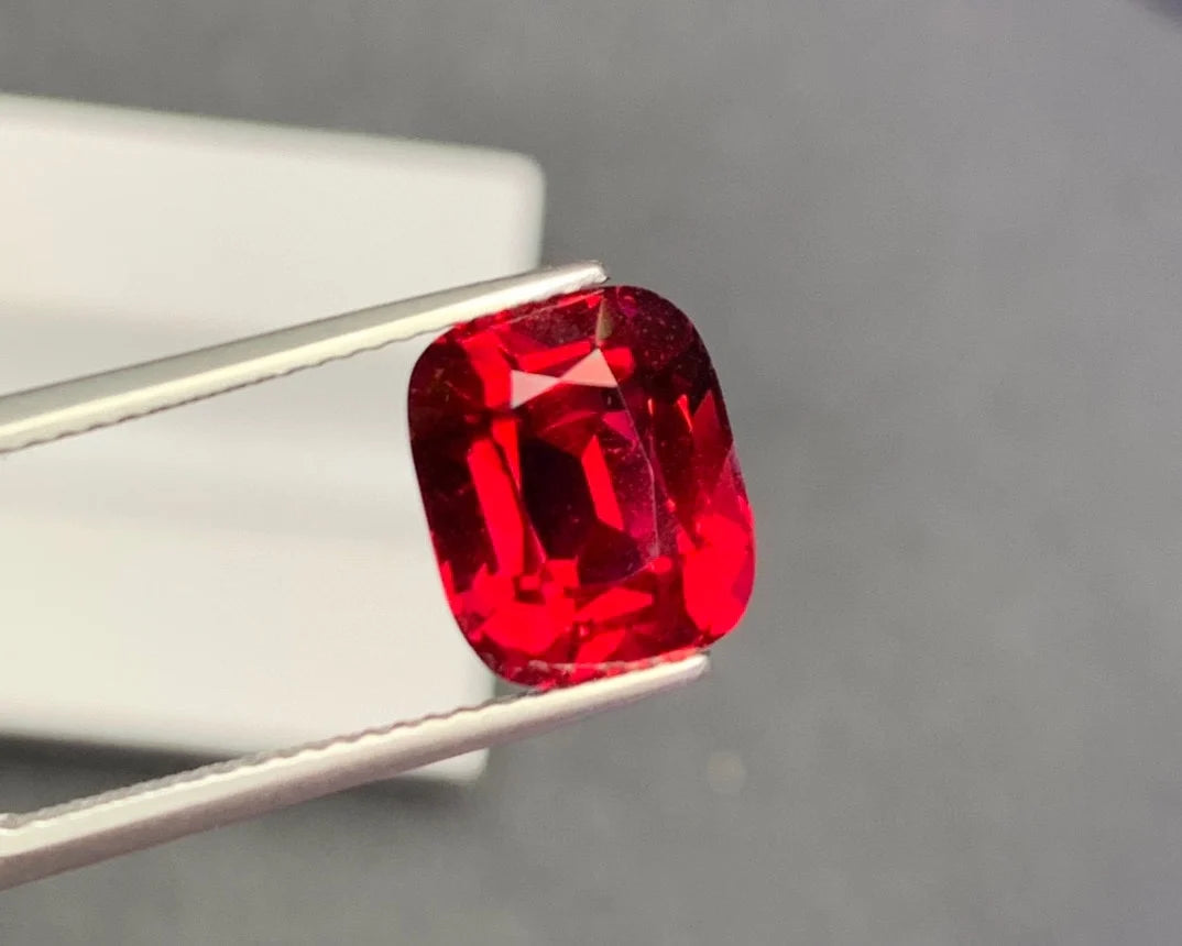 6.04ct Loose Natural Red Garnet Gemstones Beads