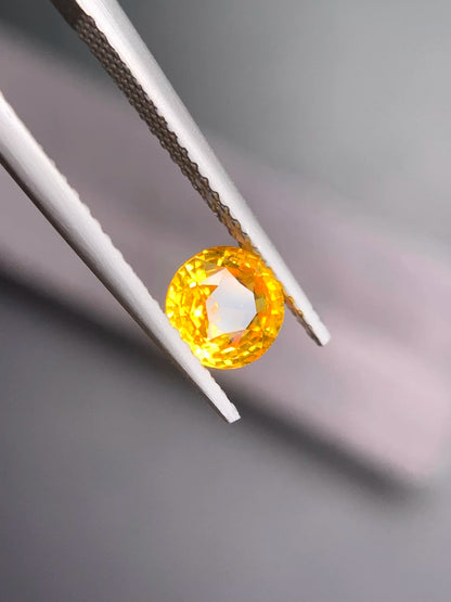 1.15ct Loose Yellow Sapphire Diamonds Beads for Jewelry