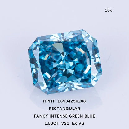 Lab Blue Fancy Diamond IGI Certificates Color CVD HPHT CVD Diamonds Stone