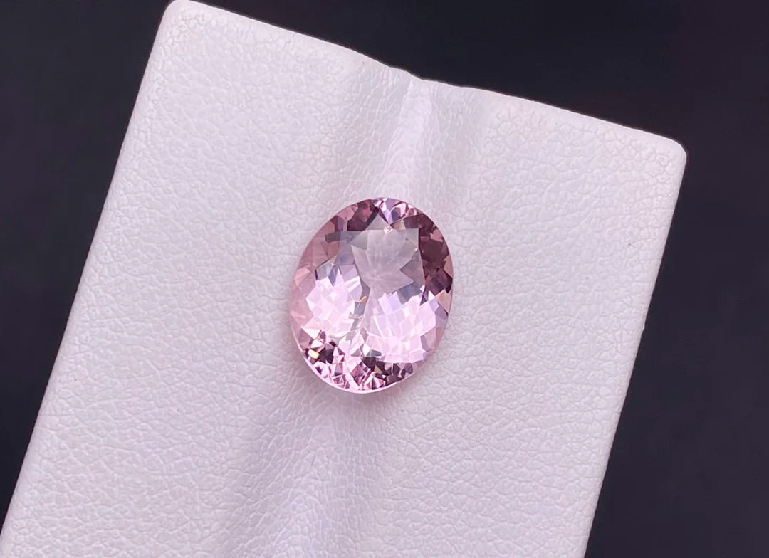 3.9ct Loose Natural Pink Morganite Gemstones