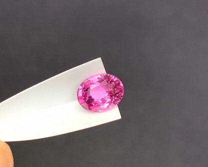 1.05ct Loose Natural Paparacha Pink Sapphire Gemstones Beads AIG