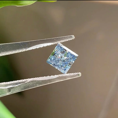 Lab Blue Fancy Diamond IGI Certificates Color CVD HPHT CVD Diamonds Stone