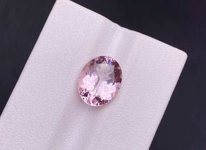 3.9ct Loose Natural Pink Morganite Gemstones