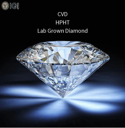 Ring 14K Yellow Gold 0.31ct HPHT Lab Diamond Female's