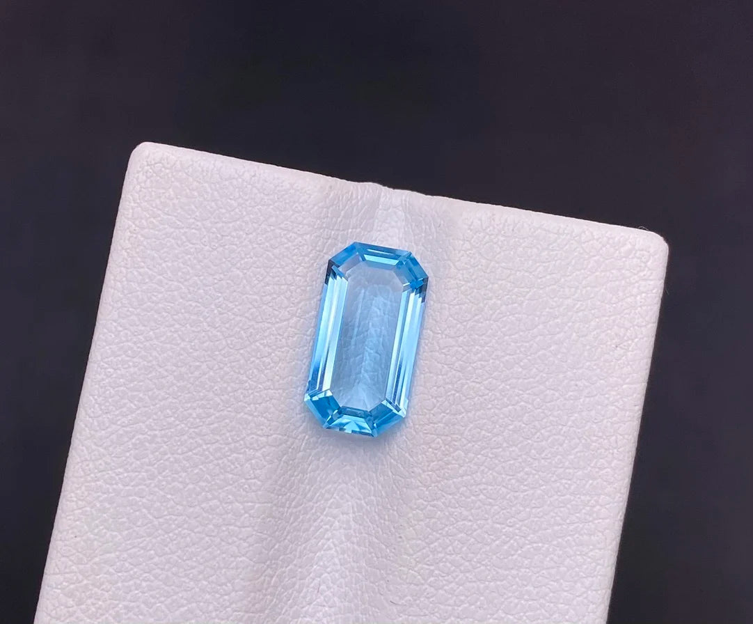 2.38ct Loose Natural Blue Aquamarine Gemstones Beads